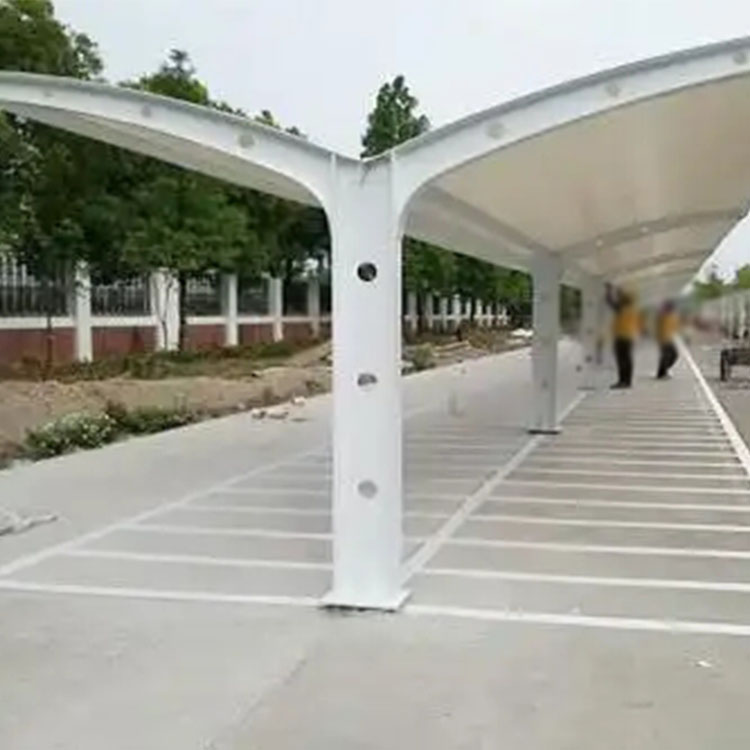 克孜勒苏膜结构电动车棚