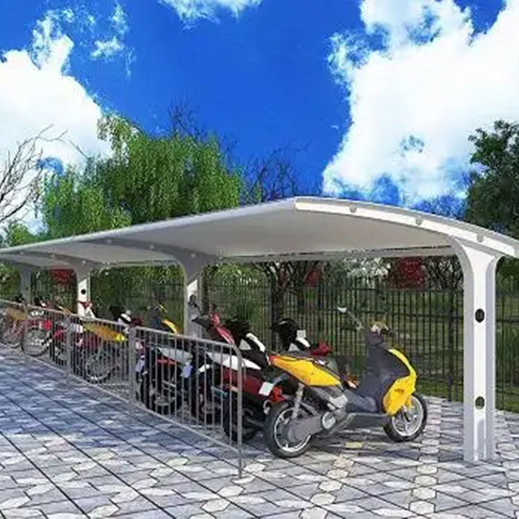 克孜勒苏膜结构电动车棚