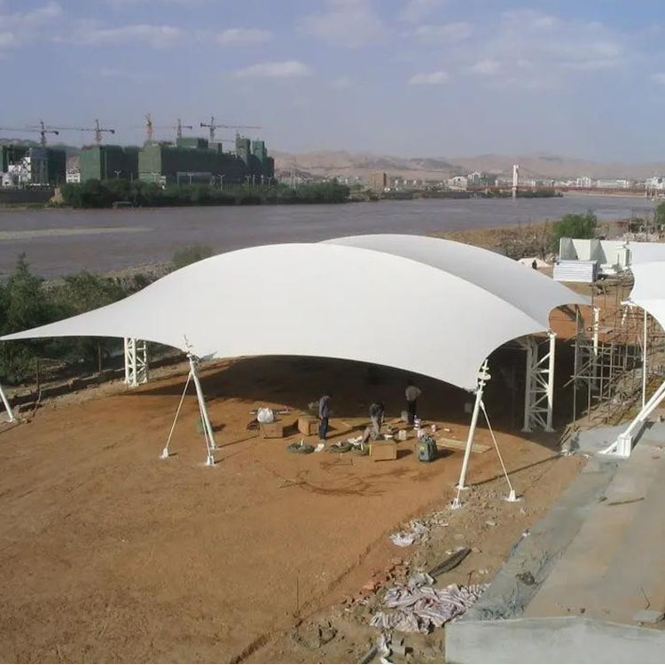 克孜勒苏膜结构汽车棚